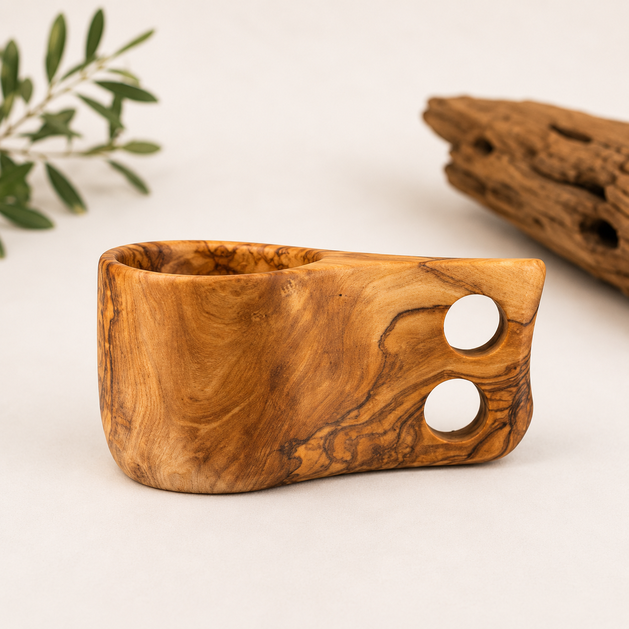 Mug - Bois d'olivier - Pérsonnalisable