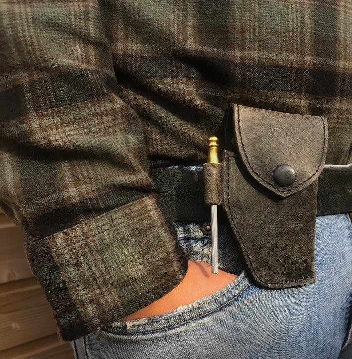 Serpette Gravure Personnalisée - Damas - Os.