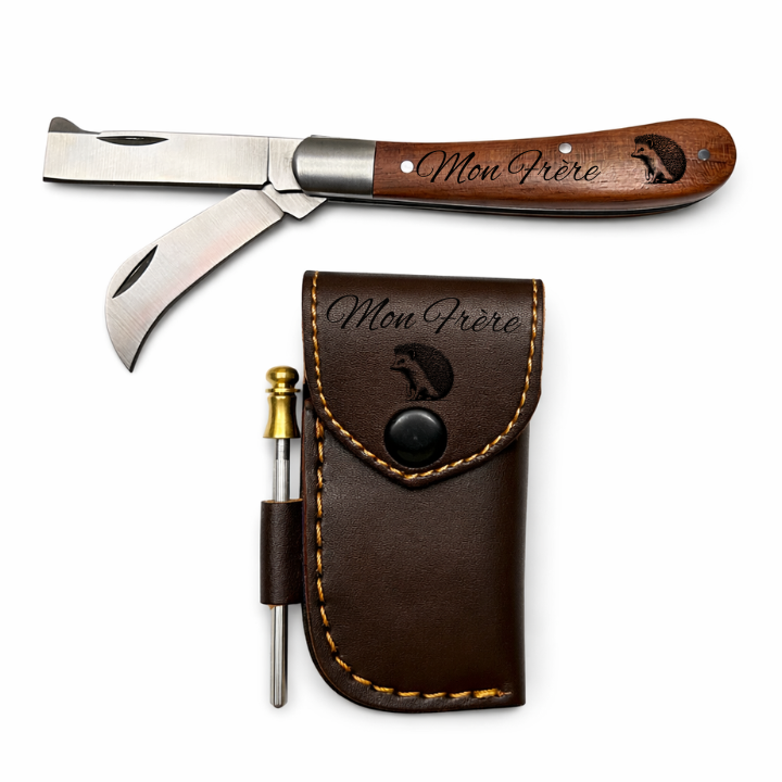 Couteau Gravure Personnalisée - La double lame.