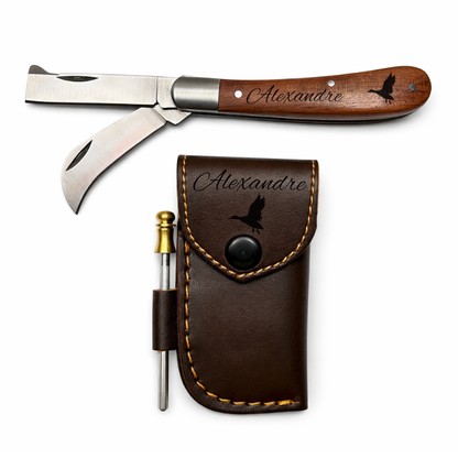 Couteau Gravure Personnalisée - La double lame.