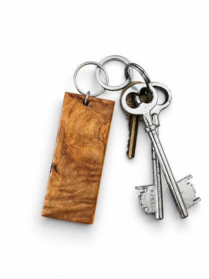 Porte-clés en Bois d’Olivier - Personnalisable
