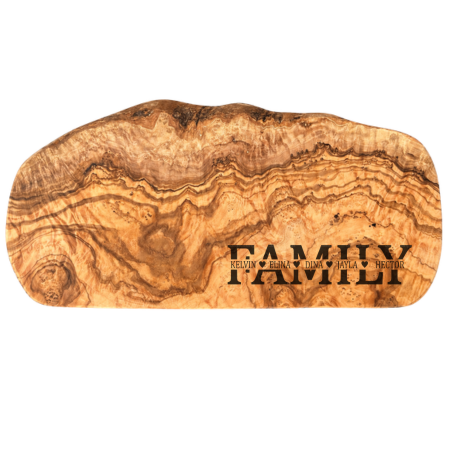Planche à découper - Bois d’olivier - FAMILY