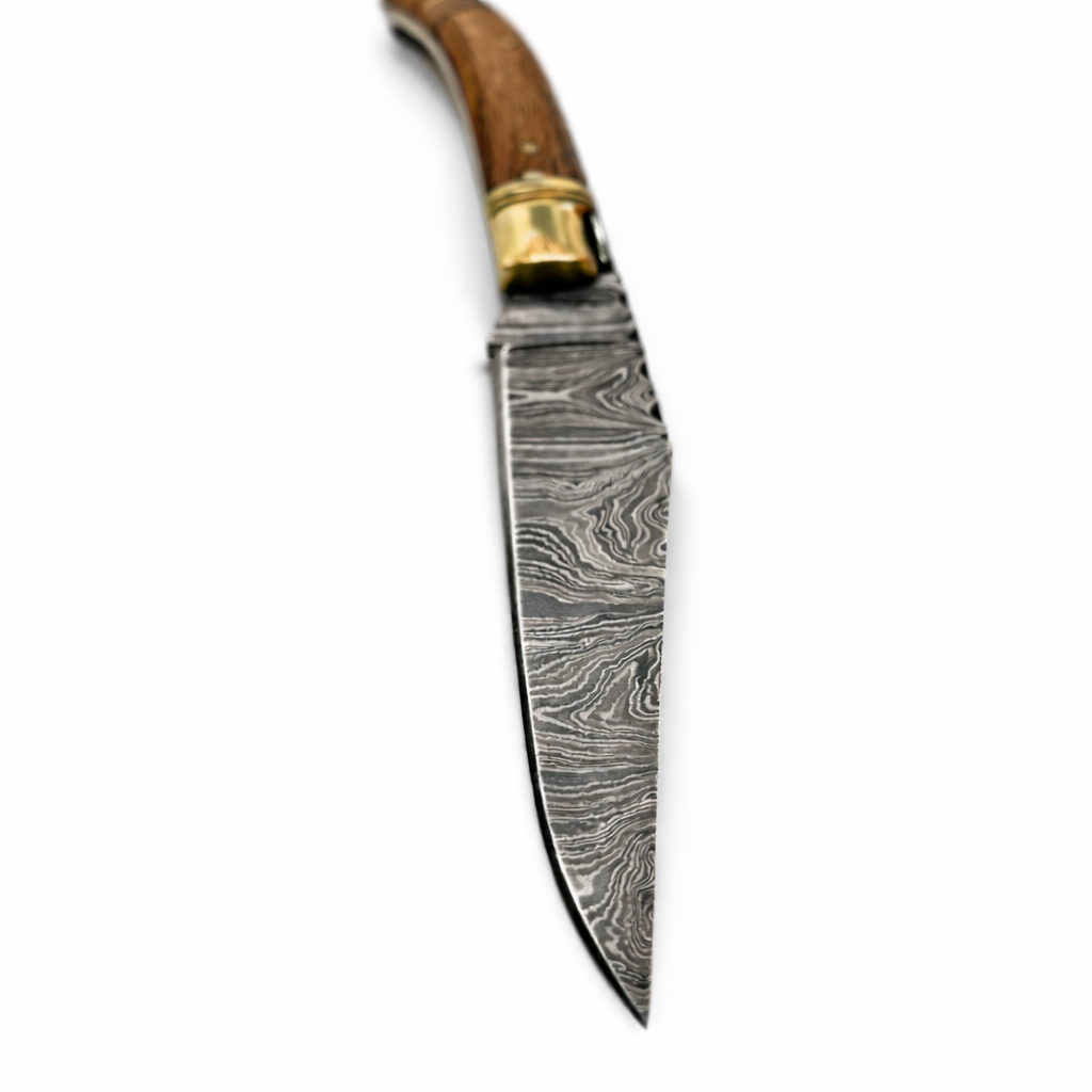 L’élégant - Couteau Gravure Personnalisée - Damas.